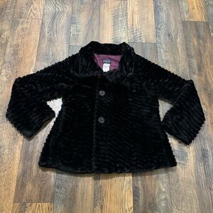 Patagonia Kids Black Pea Coat